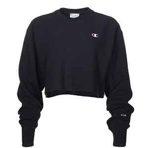 Champion Cropped Crewneck Pullover